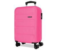 ROLL ROAD Flex Maleta de Cabina Rosa 35x55x20 cms Rígido 2,5 kgs Cierre de combinación Lateral ABS 2,5 kgs 33L Extensible Equipaje de Mano