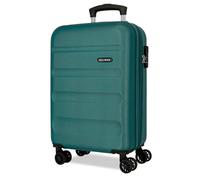 Roll Road Flex Maleta de Cabina Verde 35x55x20 cms Rígido 2,5 kgs Cierre de combinación Lateral ABS 2,5 kgs 33L Extensible Equipaje de Mano