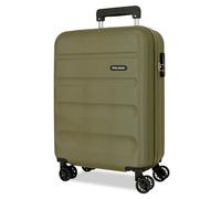 ROLL ROAD Flex Maleta de Cabina Verde 38x55x20 cms Rígido 2,5 kgs Cierre de combinación Lateral ABS 2,5 kgs 35L Equipaje de Mano