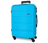 Roll Road Flex Maleta Grande Azul 51x74x28 cms Rígida ABS Cierre combinación 91L 3,8Kgs 4 Ruedas
