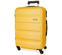 Roll Road Flex Maleta Grande Ocre 51x75x28 cms Rígida ABS Cierre de combinación Lateral 91L 3,96 kgs 4 Ruedas