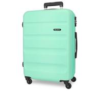 ROLL ROAD Flex, Maleta Grande Rígida 75cm Adultos Unisex, Turquesa, 51x74x28 Cms