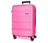ROLL ROAD Flex Maleta Grande Rosa 52x75x30 cms Rígido 3,96 kgs Cierre de combinación Lateral ABS 3,96 kgs 97L