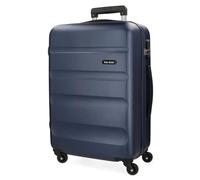 Roll Road Flex Maleta mediana Azul 46x64x23 cms Rígida ABS Cierre combinación 56L 3,1Kgs 4 Ruedas