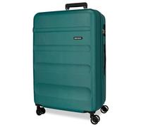 Roll Road Flex Maleta Mediana Verde 46x65x23 cms Rígido 3,16 kgs Cierre de combinación Lateral ABS 3,16 kgs 56L