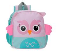 Roll Road Happy Mochila Infantil, Mochila Escolar, Fabricada en Poliéster, Bolsillos Laterales, Tirantes Anchos Ajustables, Asa Superior para colgarla, con Etiqueta de identificación para el Nombre