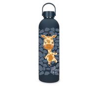 Roll Road Happy Pets Botella de Acero Inoxidable Azul 7x26,5x7 cms