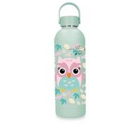 Roll Road Happy Pets Botella de Acero Inoxidable Verde 7,4x23,5x7,4 cms Acero Inoxidable