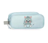 Roll Road Happy Pets Estuche Doble Multicolor 23x9x7 cms Poliéster