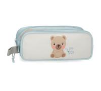 Roll Road Happy Pets Estuche Doble, Multicolor, Poliéster | 23x9x7 cms