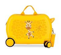 Roll Road Happy Pets Giraffe Maleta Infantil Multicolor 45x31x20 cm Rígida ABS 24,6L 1,76kg 4 Ruedas