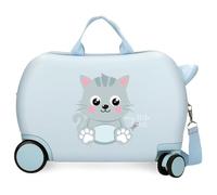 Roll Road Happy Pets Maleta Infantil Azul 45x31x20 cms Rígido 1,8 kgs Cierre de combinación Lateral ABS 1,8 kgs 24,6L Equipaje de Mano