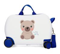 Roll Road Happy Pets Maleta Infantil Blanco 45x31x20 cms Rígido 1,8 kgs Cierre de combinación Lateral ABS 1,8 kgs 27,9L Equipaje de Mano