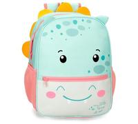 Roll Road Happy Pets Mochila Escolar Adaptable a Carro Multicolor 27x33x11 cms Poliéster
