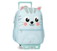 Roll Road Happy Pets Mochila Escolar con Carro Multicolor 27x33x11 cms Poliéster