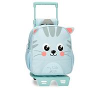 Roll Road Happy Pets Mochila Preescolar con Carro Multicolor 23x25x10 cms Poliéster