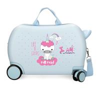 ROLL ROAD I Am Unicorn Maleta Infantil Azul, Rígida, 2 Ruedas