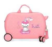 Roll Road I Am Unicorn Maleta Infantil Rosa 45x31x20 cms Rígida ABS 24,6L 1,8 kgs 2 Ruedas Equipaje Mano