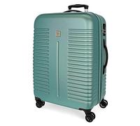 ROLL ROAD India Maleta Mediana Rígida 70cm, Turquesa