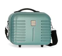 ROLL ROAD India, Neceser ABS Adaptable Adultos Unisex, Turquesa, 29x21x15 Cm