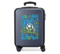 Roll Road Joumma Gol Maleta de cabina Azul 38x55x20 cms Rígido 2 kgs Cierre de combinación lateral ABS 2 kgs 35L Equipaje de mano