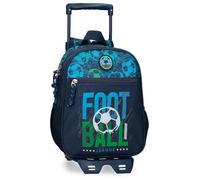 Roll Road Joumma Gol Mochila Escolar con Carro Negro 23x28x10 cms Poliester 6,44L
