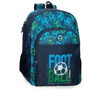 Joumma Roll Road GOL Mochila Escolar Negro 33x44x17 cms Poliester 24,68L