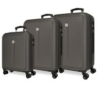 ROLL ROAD Juego De Maletas ABS Rígida Camboya Negro