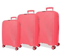 Roll Road Juego De Maletas Orbit Polipropileno Coral
