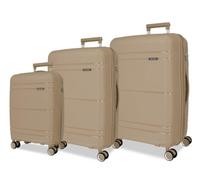 Roll Road Juego De Maletas Universe Polipropileno Beige