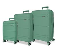 Roll Road Juego De Maletas Universe Polipropileno Verde