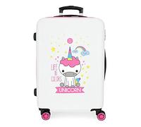ROLL ROAD Little Me, Equipaje Para Niños Chicas, Blanca, 46x65x23 Cms