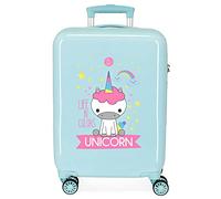 ROLL ROAD Little Me, Maleta De Cabina Rígida 55cm Niñas, Turquesa, Media