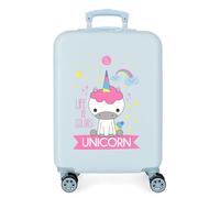 Roll Road Little Me Maleta de cabina Azul 37x55x20 cms Rígida ABS Cierre combinación 32L 2,5Kgs 4 ruedas dobles Equipaje de Mano