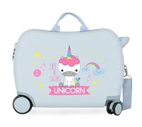 Roll Road Little Me Maleta Infantil Azul, 4 Ruedas, ABS