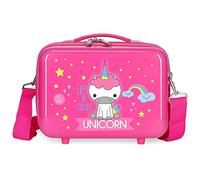 ROLL ROAD Little Me, Neceser ABS Adaptable Niñas, Fucsia, 29x21x15 Cms