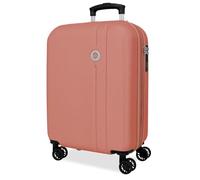 Roll Road Menorca Maleta de Cabina Nude 38x55x20 cm Rígida ABS Cierre de combinación Integrado 35L 2,6kg 4 Ruedas Dobles Extensible Equipaje de Mano