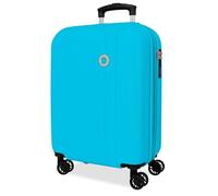 Roll Road Menorca Maleta de Cabina Turquesa Verde 38x55x20 cm Rígida ABS Cierre de combinación Integrado 35L 2,6kg 4 Ruedas Dobles Extensible Equipaje de Mano