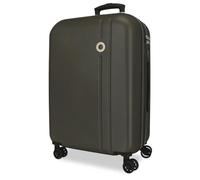 Roll Road Menorca Maleta Grande Antracita 52x75x27 cm Rígida ABS Cierre de combinación Integrado 97L 4,3kg 4 Ruedas Dobles Extensible
