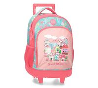 Roll Road My little Town Mochila Compact 2 Ruedas Rosa 32x43x21 cms Poliéster 28,9L