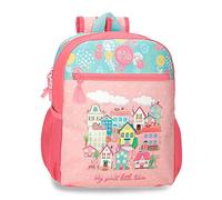 Roll Road My little town Mochila pequeña Rosa 27x33x11 cms Poliéster 9,8L