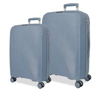 Roll Road Orbit Juego de Maletas Azul 54/64 cms Rígido 5,6 kgs Cierre TSA Polipropileno 5,6 kgs 94,2L Equipaje de Mano