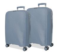 Roll Road Orbit Juego de Maletas Azul 64/75 cms Rígido 7,1 kgs Cierre TSA Integrado Polipropileno 7,1 kgs 145,8L