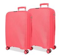 Roll Road Orbit Juego de Maletas Rosa 64/75 cms Rígido 7,1 kgs Cierre TSA Integrado Polipropileno 7,1 kgs 145,8L
