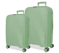 Roll Road Orbit Juego de Maletas Verde 54/64 cms Rígido 5,6 kgs Cierre TSA Polipropileno 5,6 kgs 94,2L Equipaje de Mano