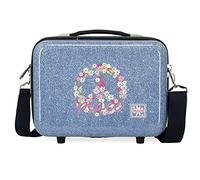 Roll Road Peace Nececer Adaptable Azul 29x21x15 cms Rígido ABS 9,14L 0,6 kgs