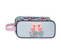 Roll Road Pelican Love Estuche Doble Azul 22x10x7 cms Poliéster