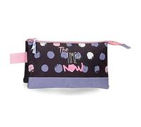 Roll Road Roll Road The time is now Estuche Triple Negro 22x12x5 cms Poliéster