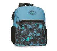 Roll Road Soccer Mochila Escolar Negro 27x33x11 cms Poliéster 9,8L