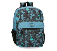 Roll Road Soccer Mochila Escolar Negro 32x42x16 cms Poliéster 21,5L